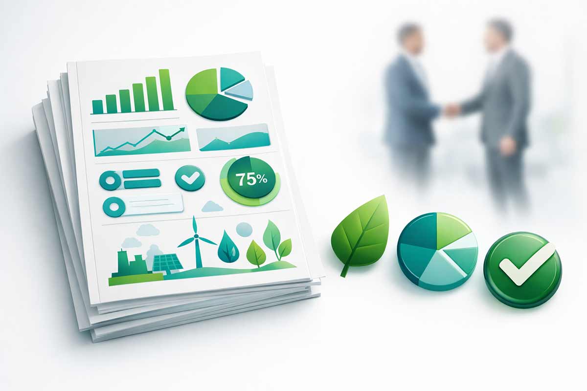 VSME-Nachhaltigkeitsbericht als Ergebnis: Report mit ESG-KPIs